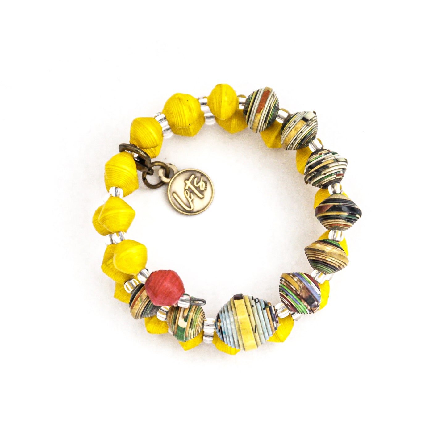 Classic Memory Style Bracelet in Yellows
