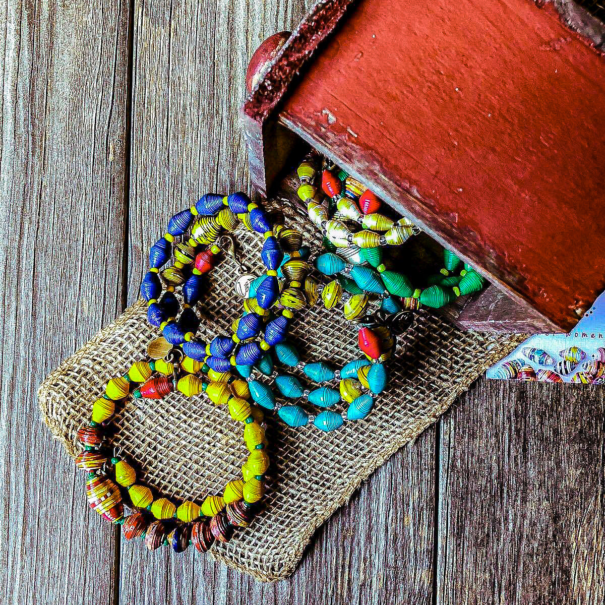 Classic Memory Style Bracelet in Pinks & Peaches