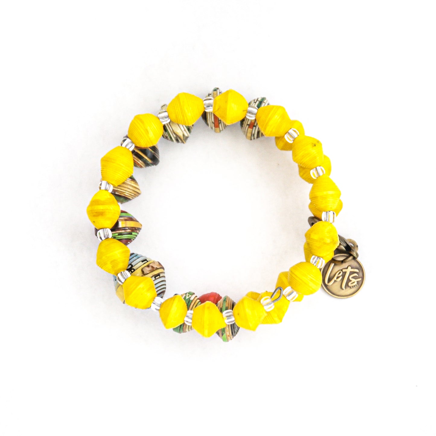 Classic Memory Style Bracelet in Yellows