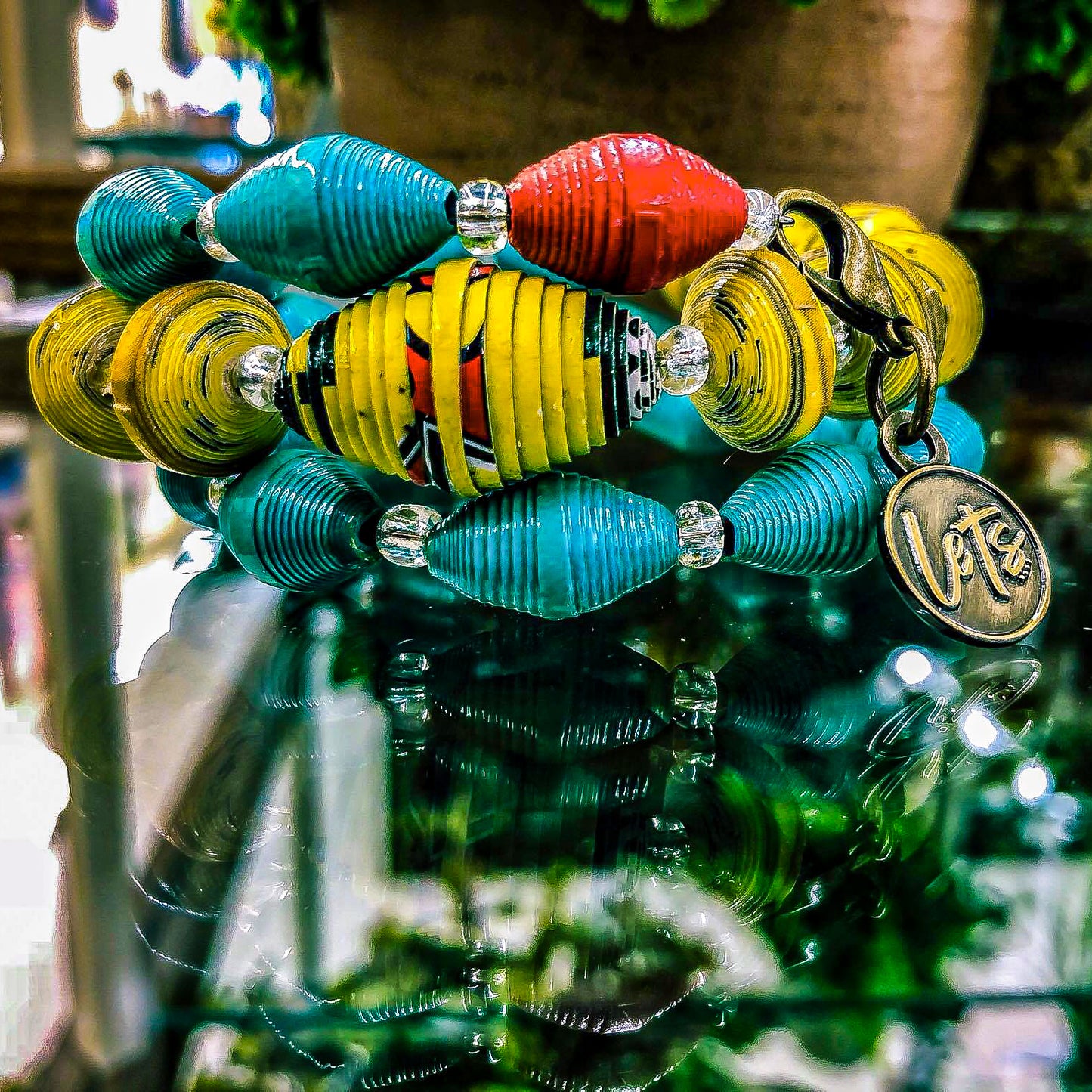 Classic Memory Style Bracelet in Yellows