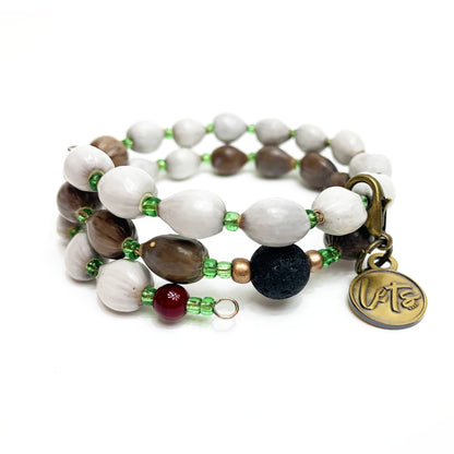 Majok Caribbean Holiday Bracelet in Green