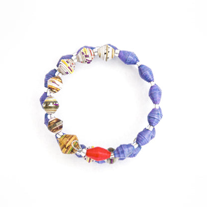 Classic Memory Style Bracelet in Purple